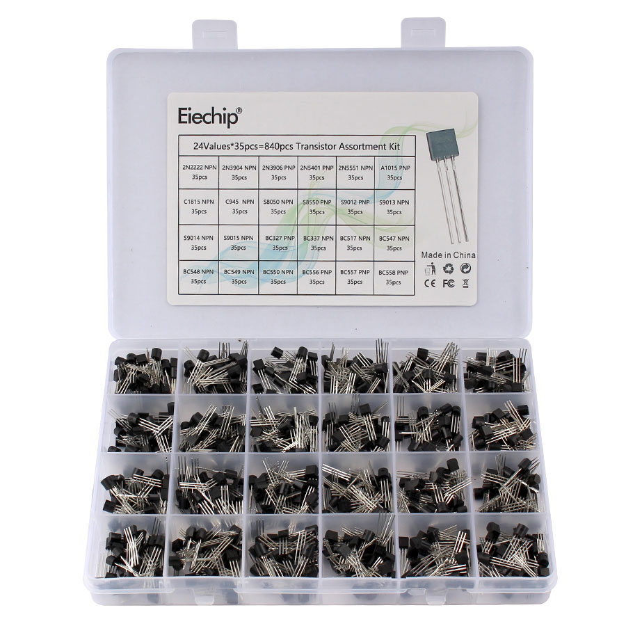 Mosfet Transistor Set - 200-900PCS TO-92 Transistor Kit assortment box
