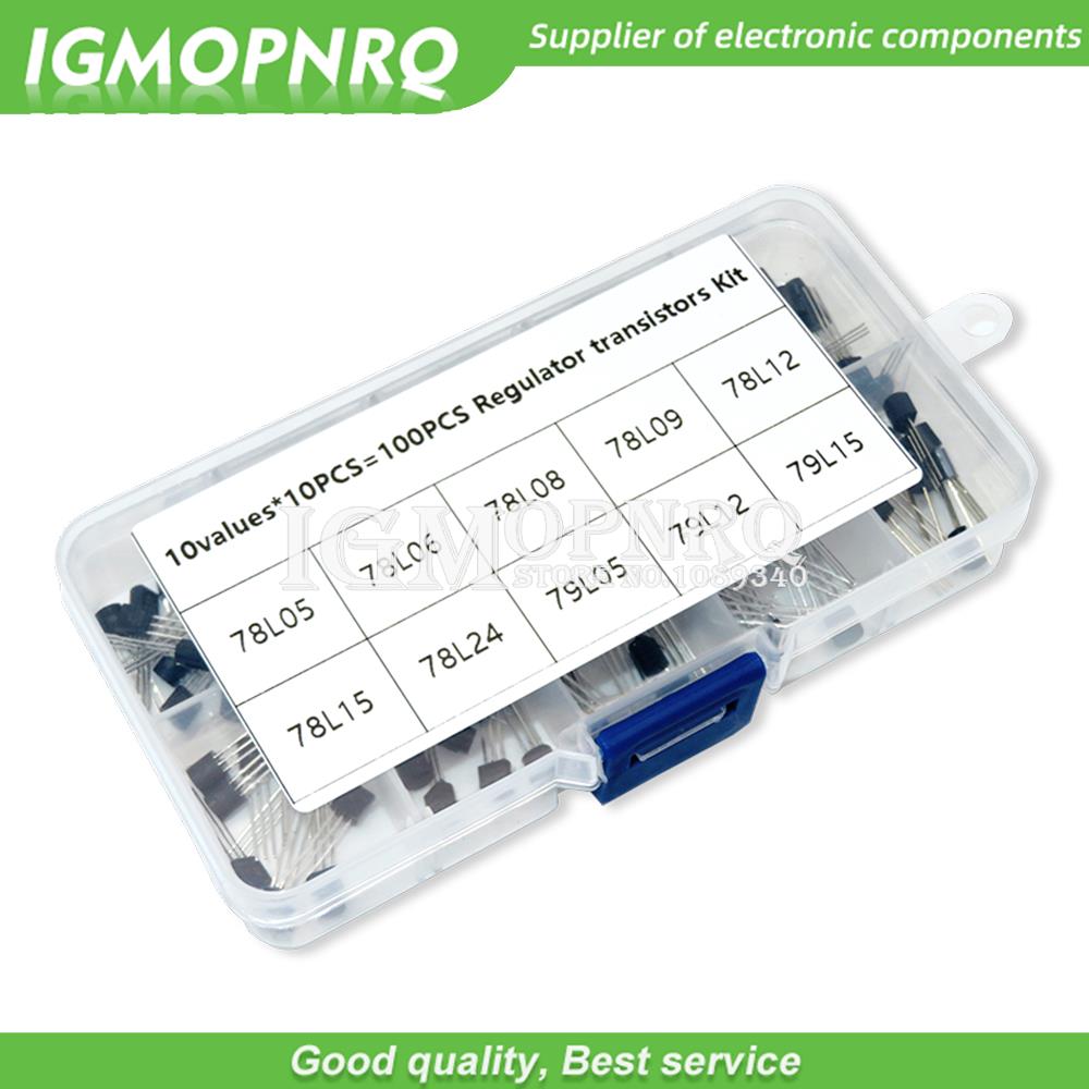Mosfet Transistor Set - 100pcs/box TO-92 Voltage regulator transistors assortment