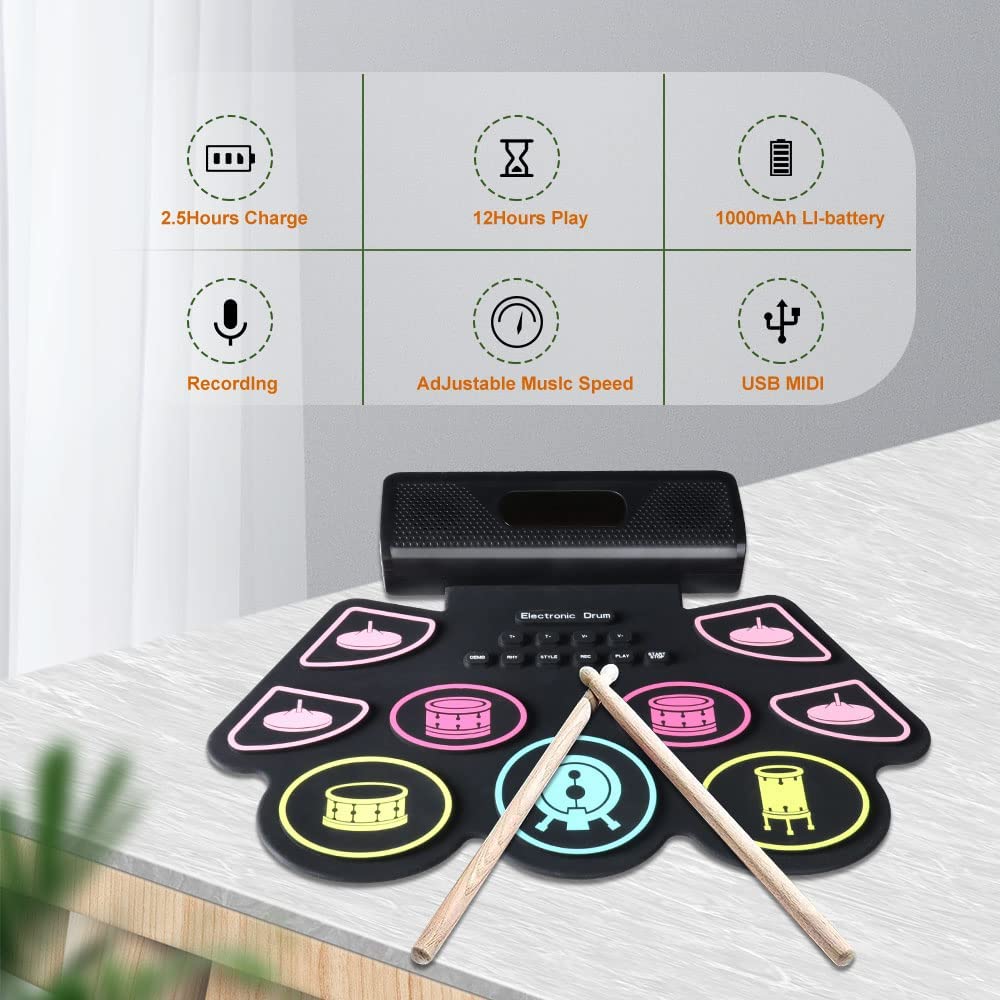 Digital Drum Set Silicone Port - Diy Electronics Projects For Adults review and price
