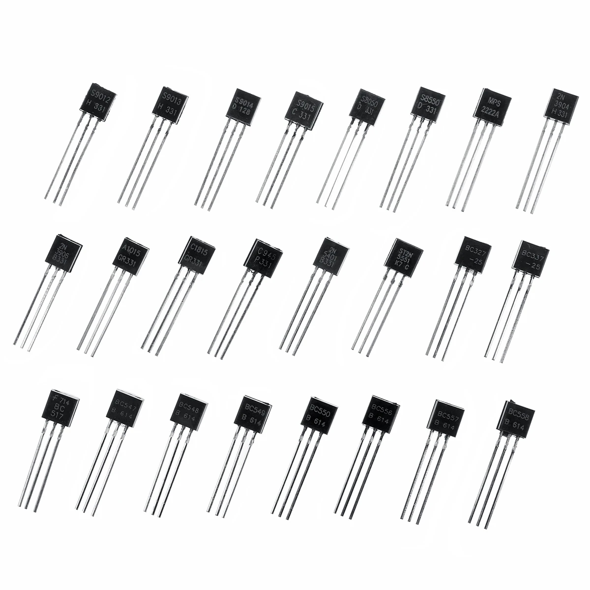 480Pcs/Box 24 Types Silicon NP - Mosfet Transistor Set review and price
