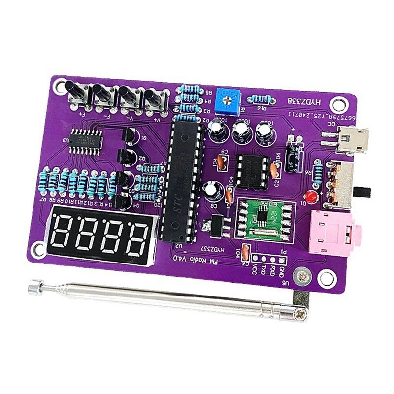 Dual Channel FM Radio DIY Buil - Diy Electronics Kits For Adults review and price