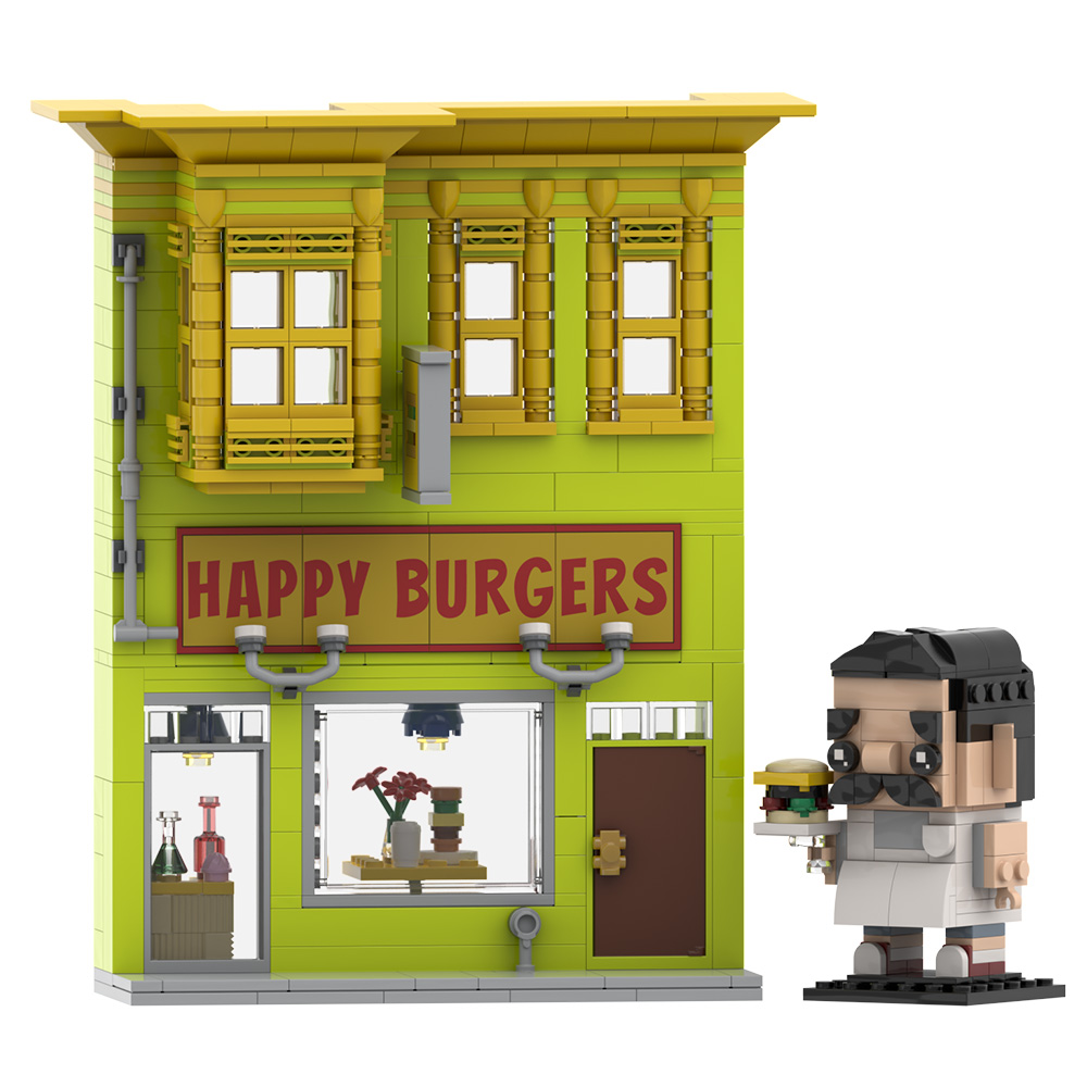 Gobricks MOC Bobs Burgers Buil - Diy Electronics Shop review and price