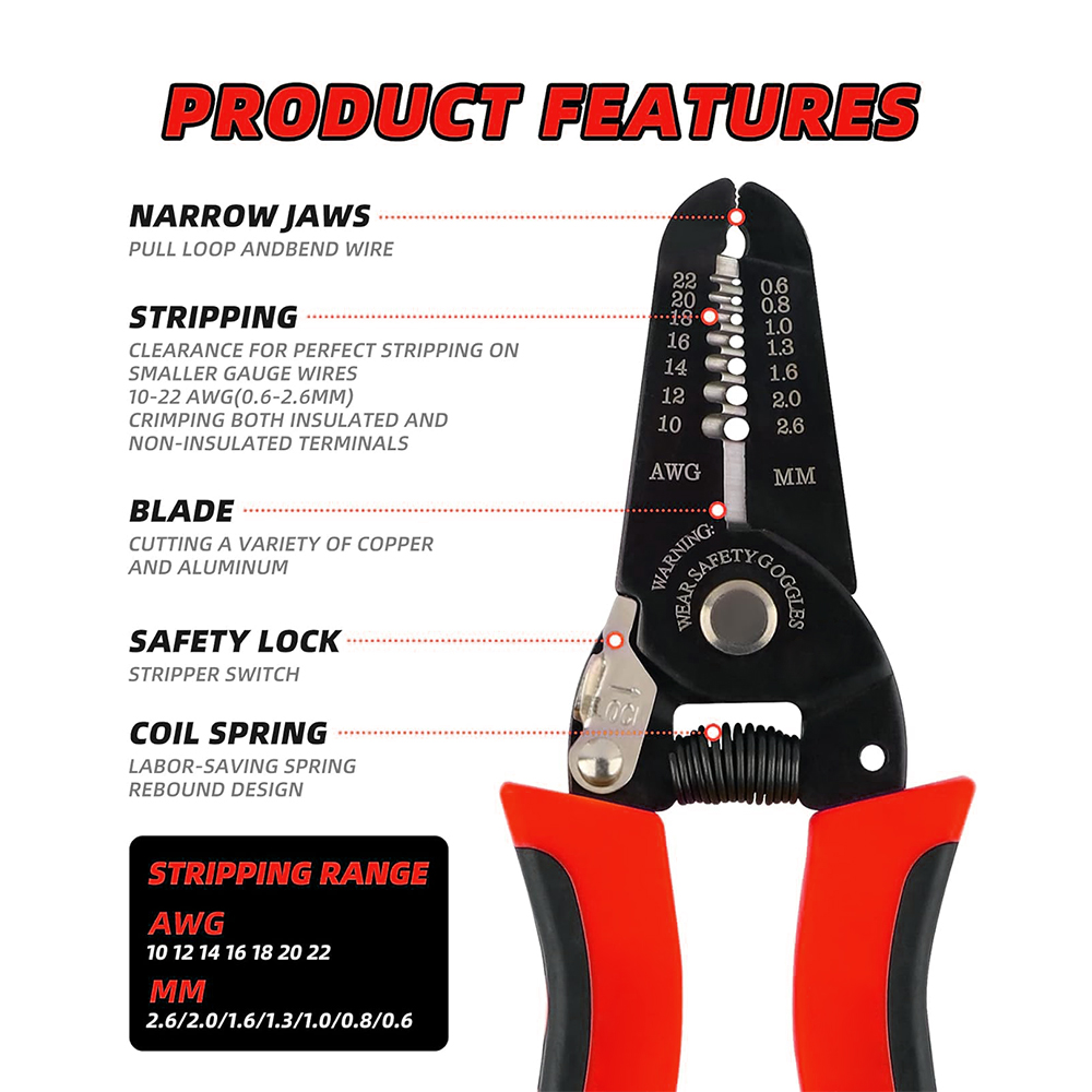 Wire Cutter, Wire Stripper Cri - Wire Stripper Cutter review and price