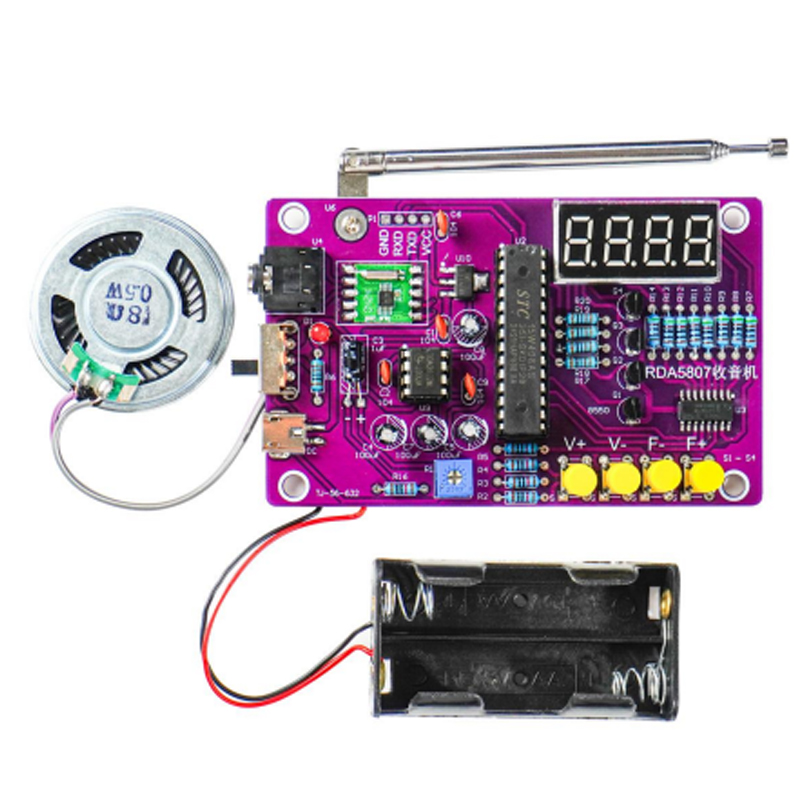DIY FM Radio Electronic Kit 87 - Diy Electronics Project review and price