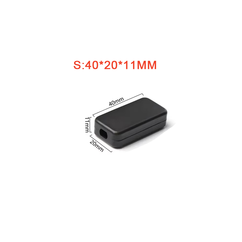 2PCS Plastic Waterproof Black  - Diy Waterproof Electronics review and price