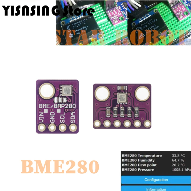 BME280 5V 3.3V Digital Sensor  - Bme280 Humidity Sensor review and price