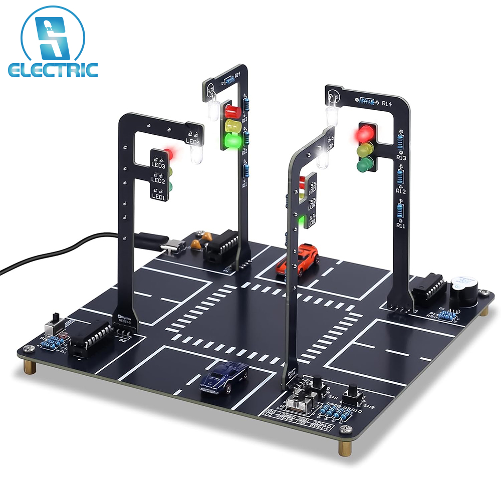 LED Traffic Light Simulator So - Diy Electronics Projects For Adults review and price