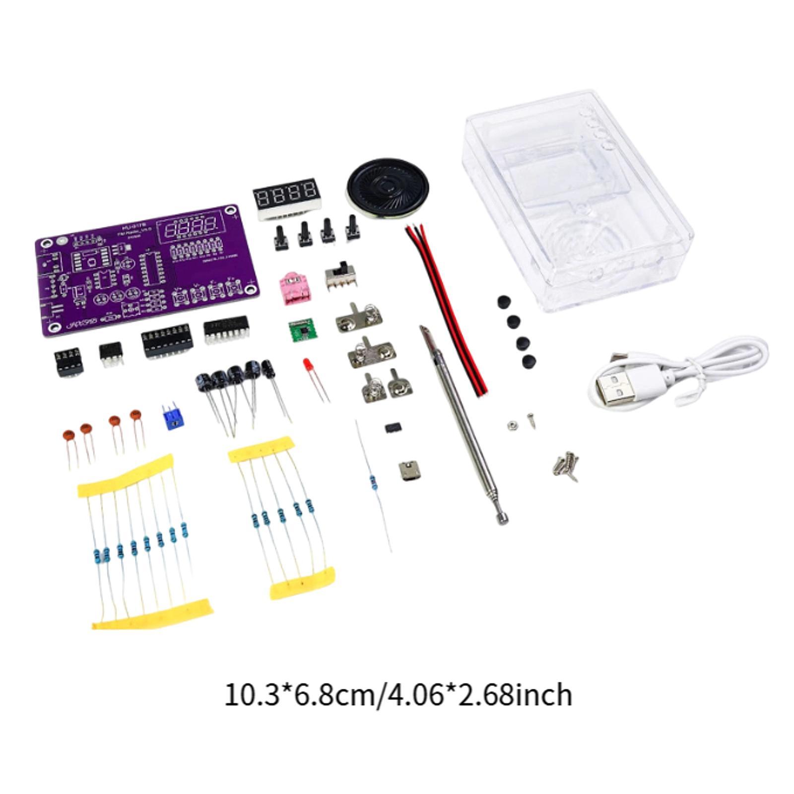 FM Radio Kit Electronic Solder - Diy Electronics Projects For Adults review and price