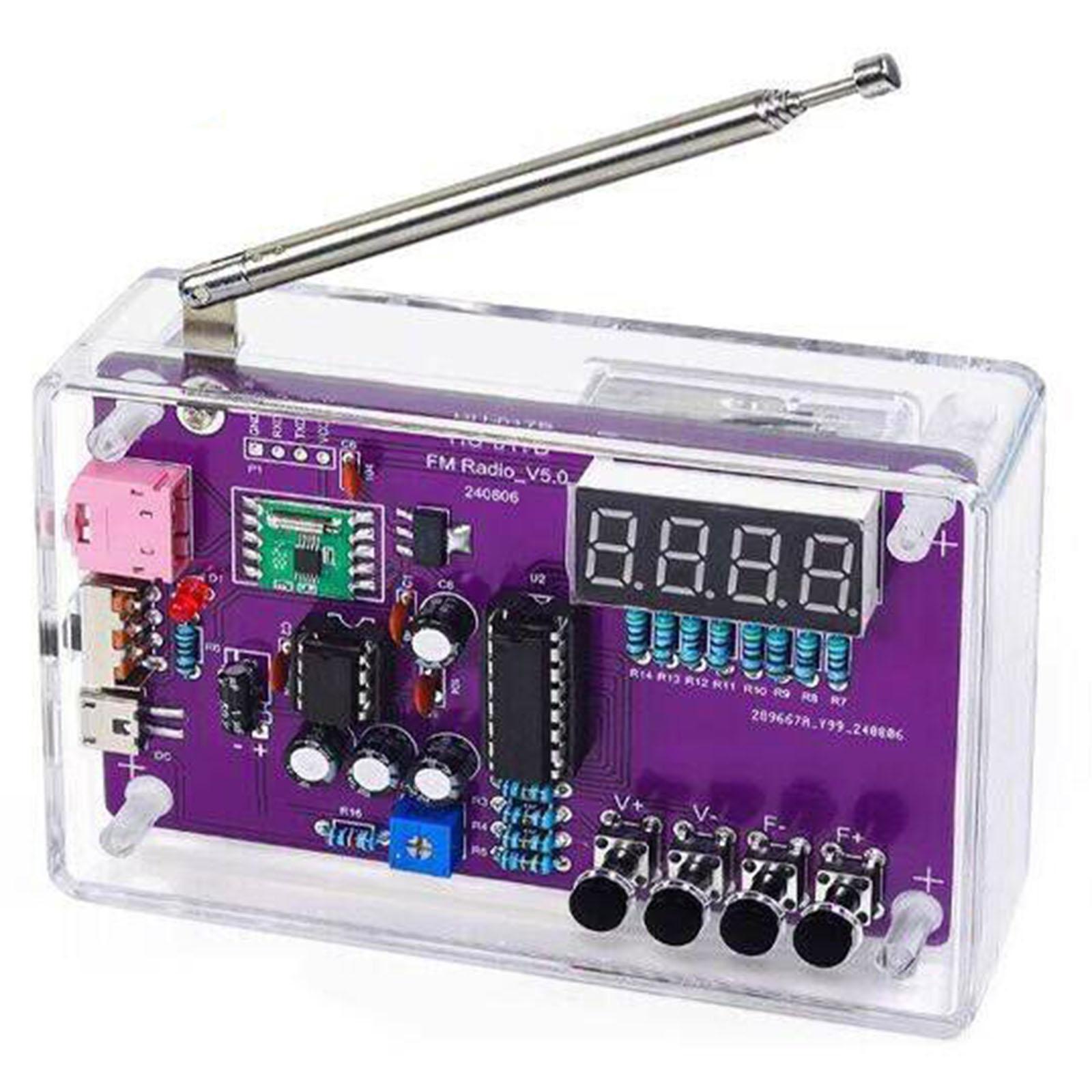 FM Radio Kit Electronic Solder - Diy Electronics Projects For Adults review and price
