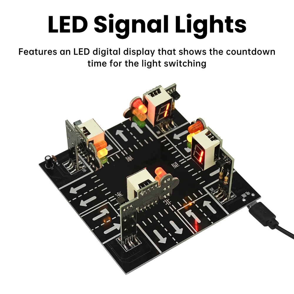 Traffic Light Simulator Kit wi - Diy Electronics Projects For Adults review and price