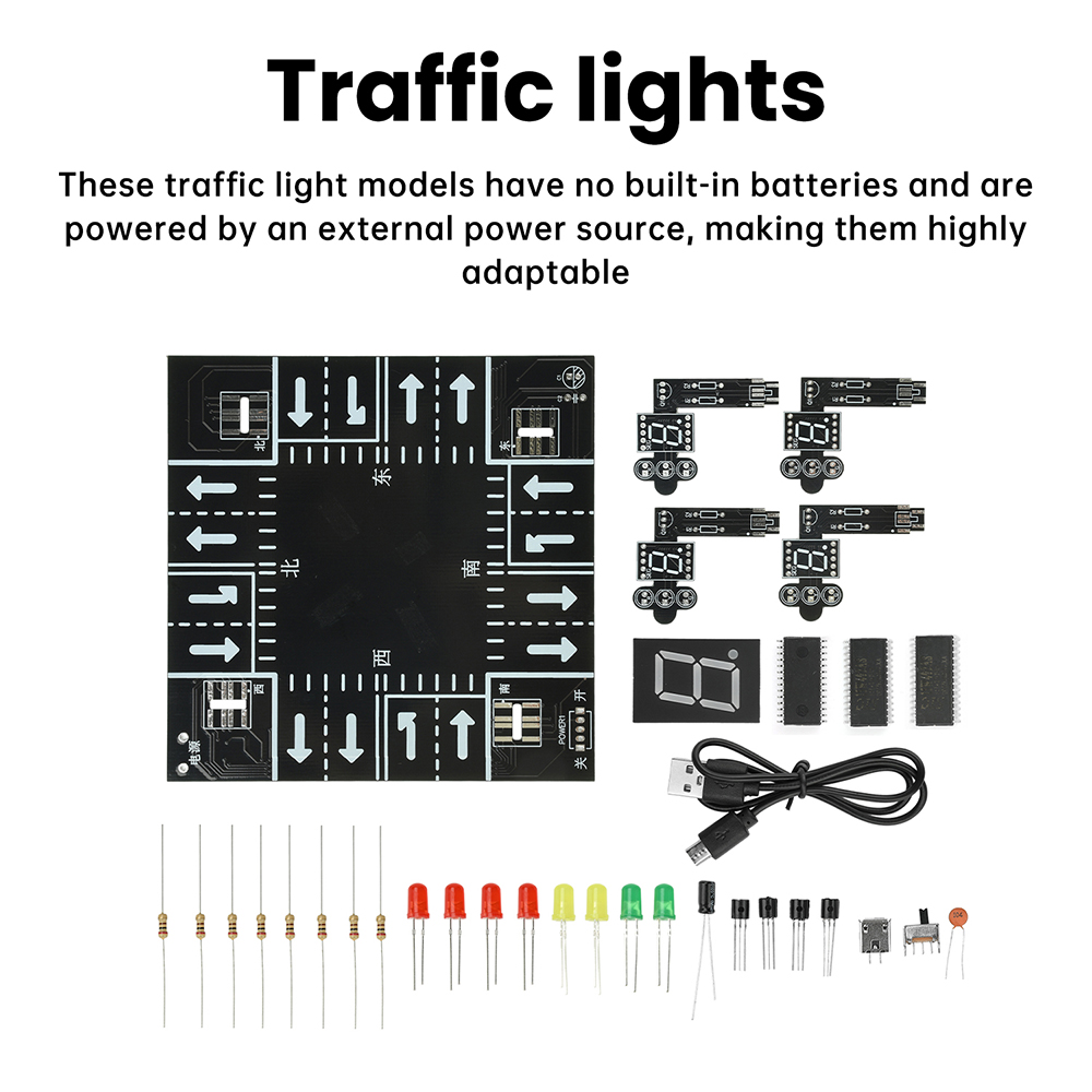Traffic Light Simulator Kit wi - Diy Electronics Projects For Adults review and price