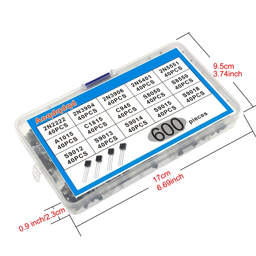 600pcs Transistor Kit A1015 C1 - Mosfet Transistor Set review and price