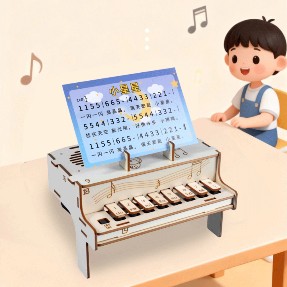 DIY Wooden Electronic Piano Mo - Diy Electronics For Beginners review and price