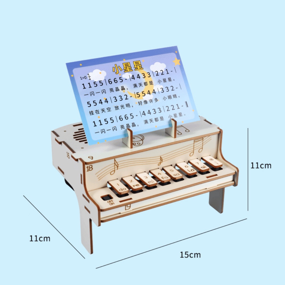 DIY Wooden Electronic Piano Mo - Diy Electronics For Beginners review and price