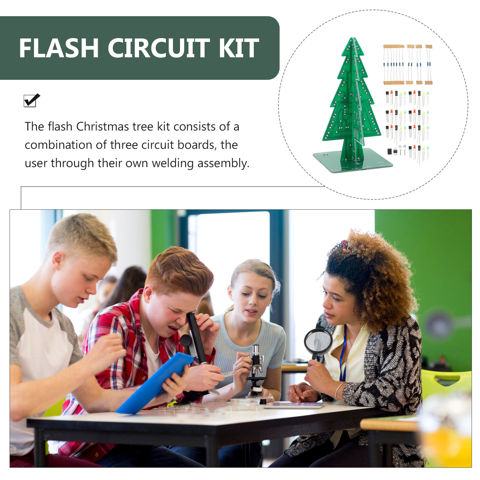 Led Christmas Tree Kit 3D Flas - Diy Electronics Projects For Adults review and price