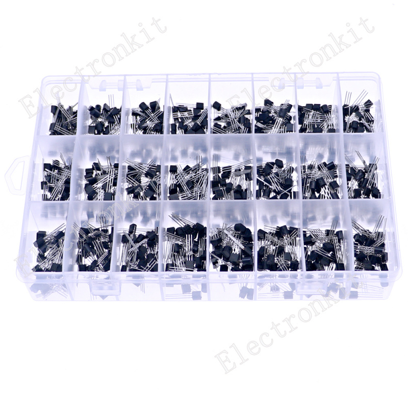 840pcs 24Values TO-92 PNP/NPN  - Mosfet Transistor Set review and price
