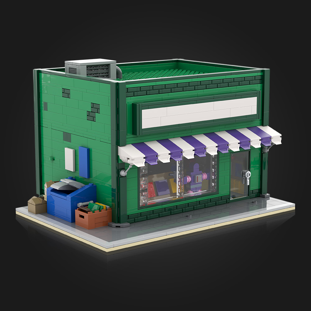 MOC Movie Street View The Andr - Diy Electronics Shop review and price