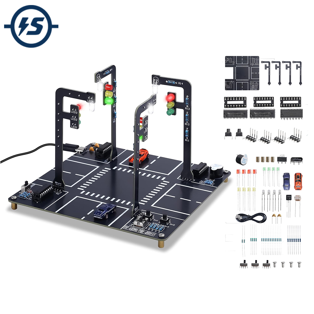Traffic Light Simulator Kit wi - Diy Electronics Projects For Adults review and price