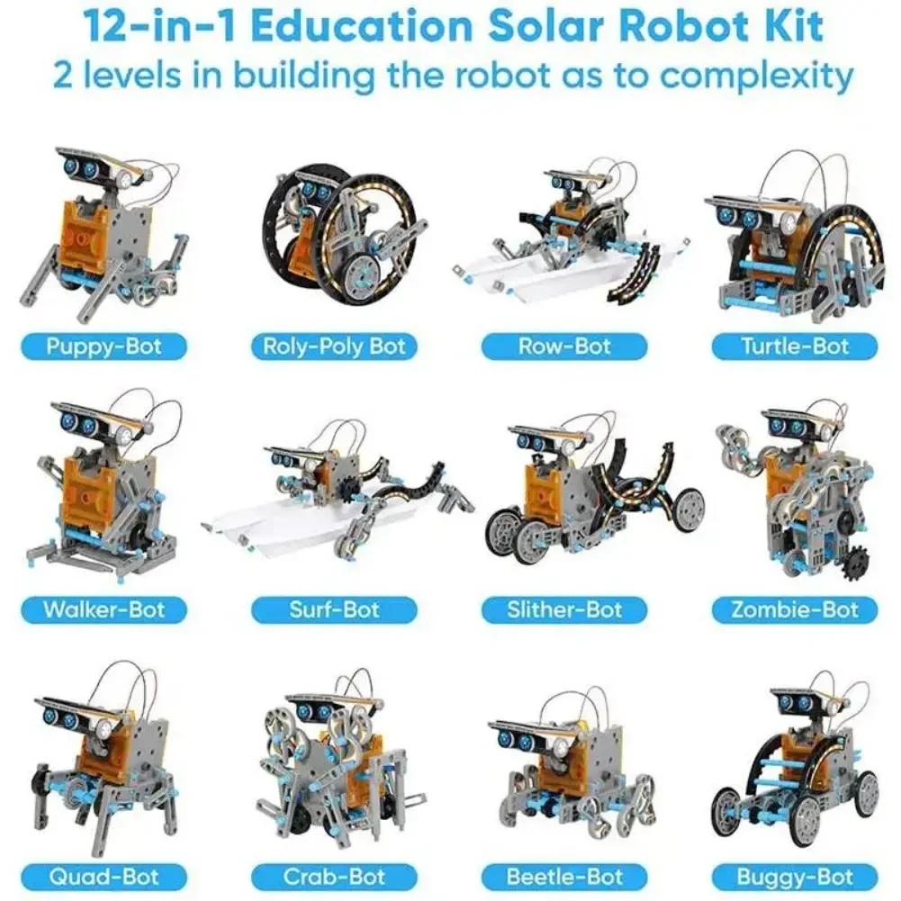 13 in 1 Solar Powered Robot Sc - Diy Electronics For Beginners review and price